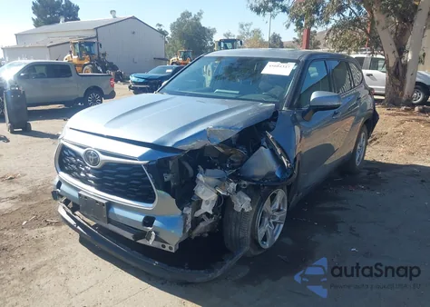 2020 Toyota Highlander Le from USA, damaged, VIN 5TDZZRAH9LS017001
